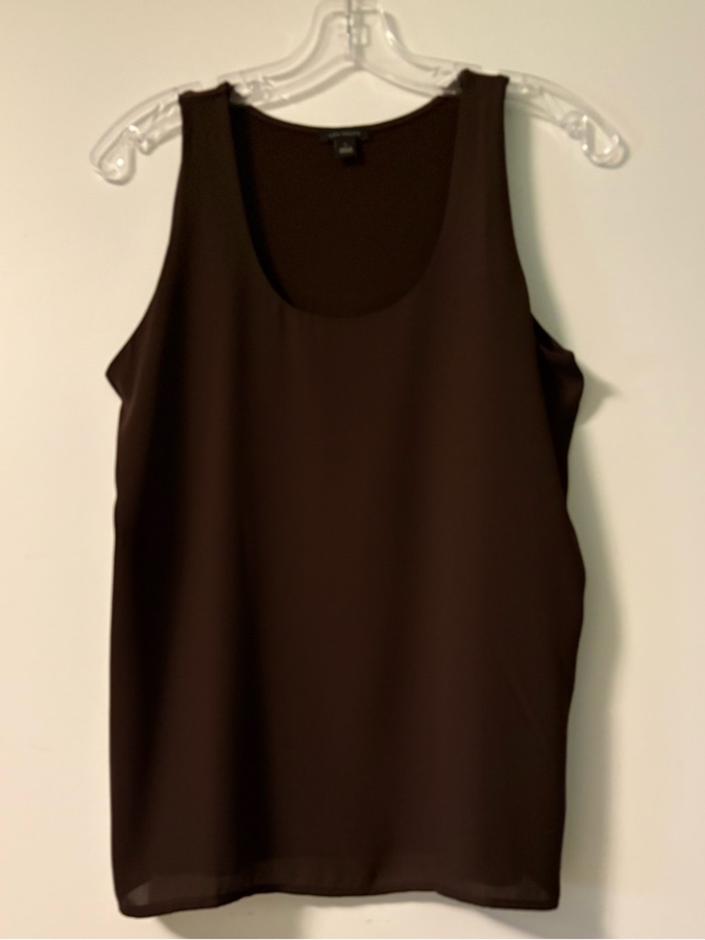 Ann Taylor NWOT Mixed Media Shell